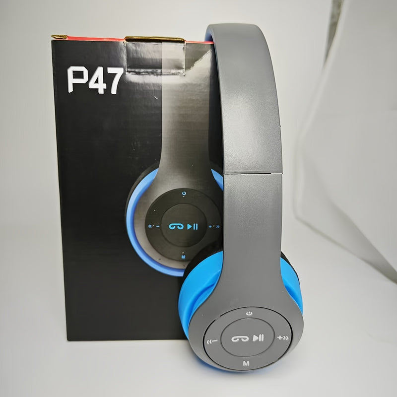 Immersive Sound Over-Ear Wireless Headphones with Noise Isolation, Wireless Connectivity & Volume Control - Rechargeable Lithium Battery