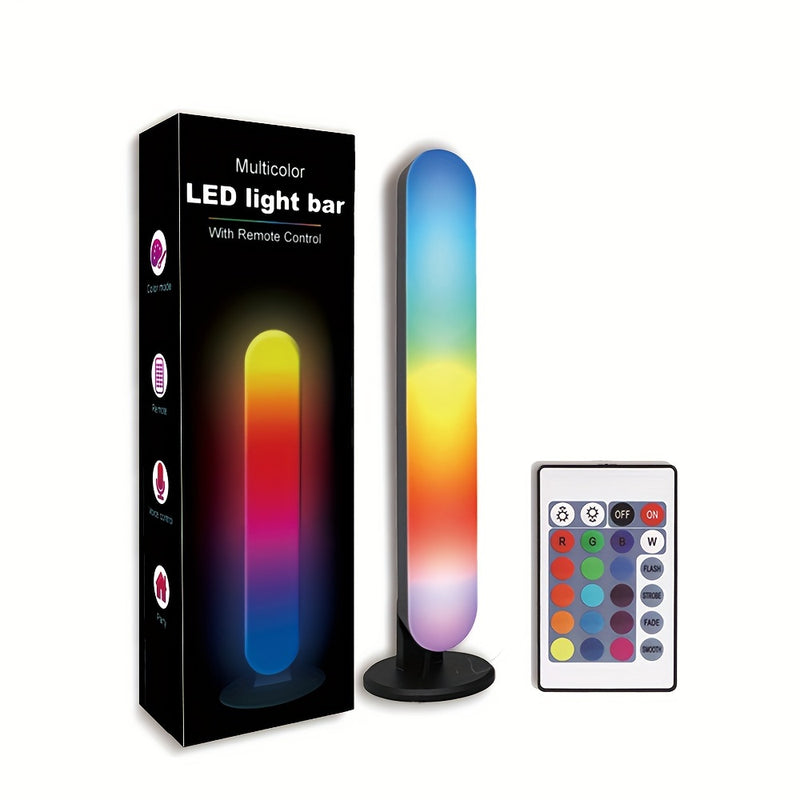 Colorful LED Desk Lamp with Remote Control - USB Powered, Non-Waterproof, Ideal for Home Ambiance & Gaming