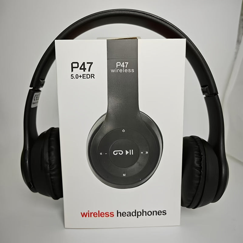 Immersive Sound Over-Ear Wireless Headphones with Noise Isolation, Wireless Connectivity & Volume Control - Rechargeable Lithium Battery