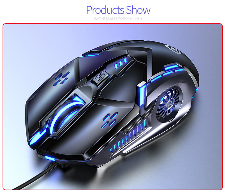 Mechanical Gaming Mouse Wired Computer Racer Desktop Notebook Office Universal Silent Mouse