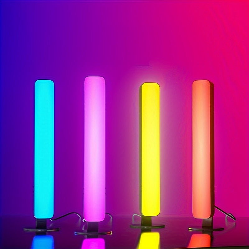 Colorful LED Desk Lamp with Remote Control - USB Powered, Non-Waterproof, Ideal for Home Ambiance & Gaming