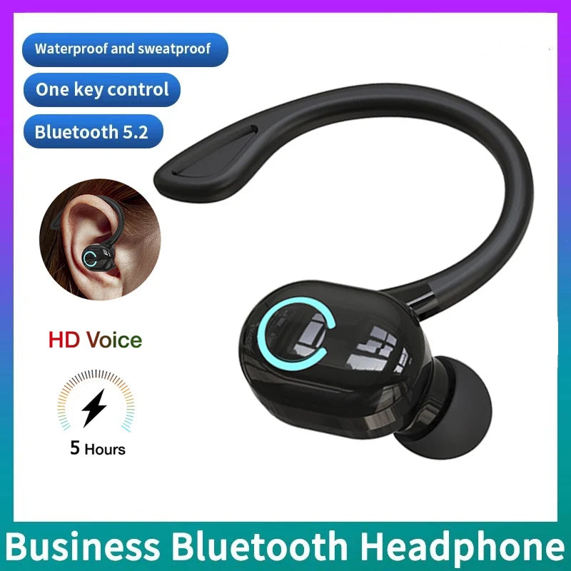 Fones de Ouvido Sem Fio Bluetooth 5.0 Fones de Ouvido com Microfone Intra-auriculares Esportivos Resistentes à Água Fones de Ouvido TWS Headset Bluetooth Mãos-Livres