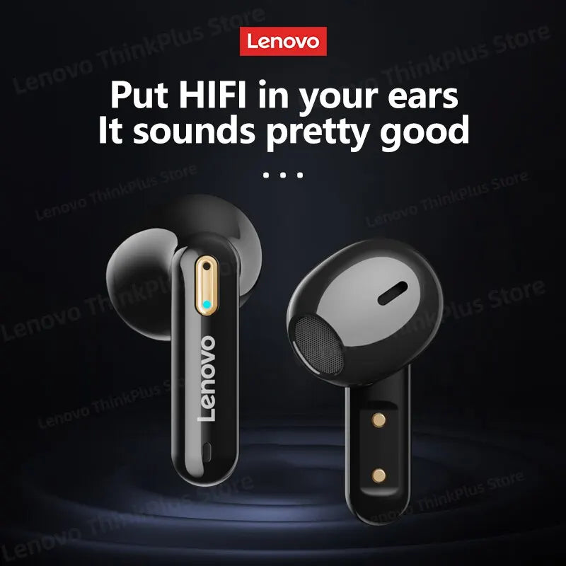 Lenovo LP6 Pro Bluetooth 5.3 Earphones TWS Sports Headphones Wireless Earbuds Dual HD Mic Headset LED Display Gaming Earphones