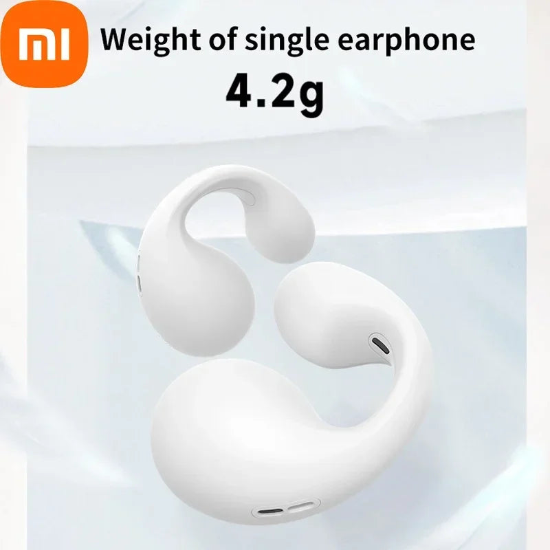 Xiaomi Bone Conduction Earphone Ear-Clip Bluetooth-compatible Headphones Wireless Earbuds 3D Surround Stereo Bass Sports Headset