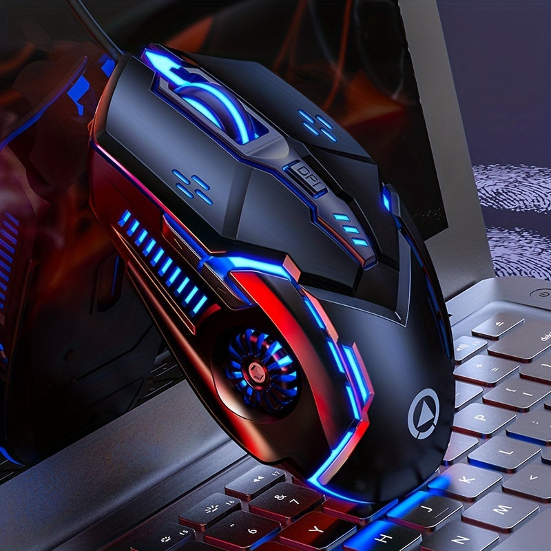 Mechanical Gaming Mouse Wired Computer Racer Desktop Notebook Office Universal Silent Mouse