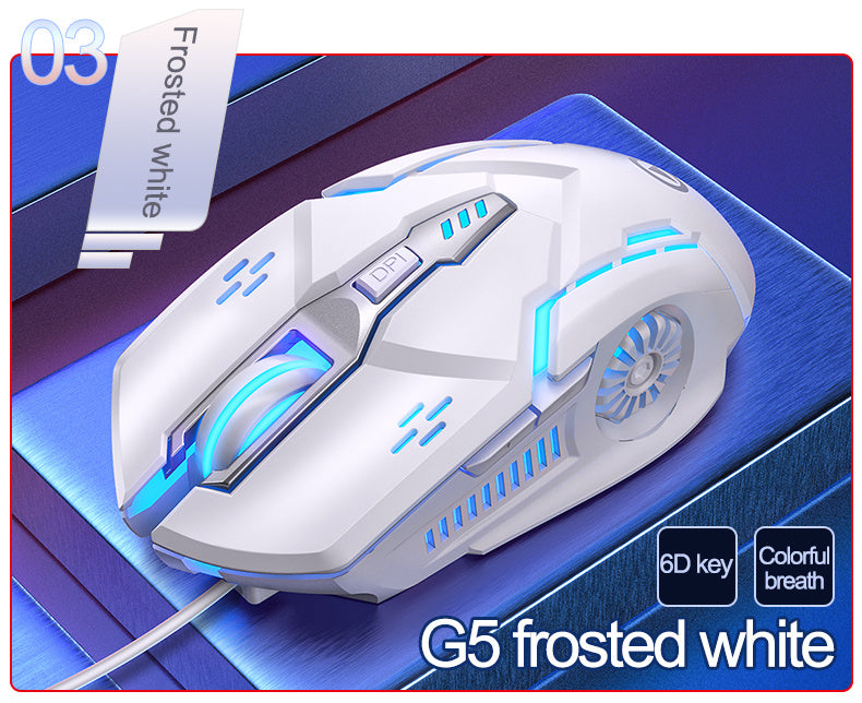 Mechanical Gaming Mouse Wired Computer Racer Desktop Notebook Office Universal Silent Mouse